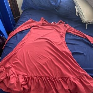 Cute pink dress size 14/16 (used)